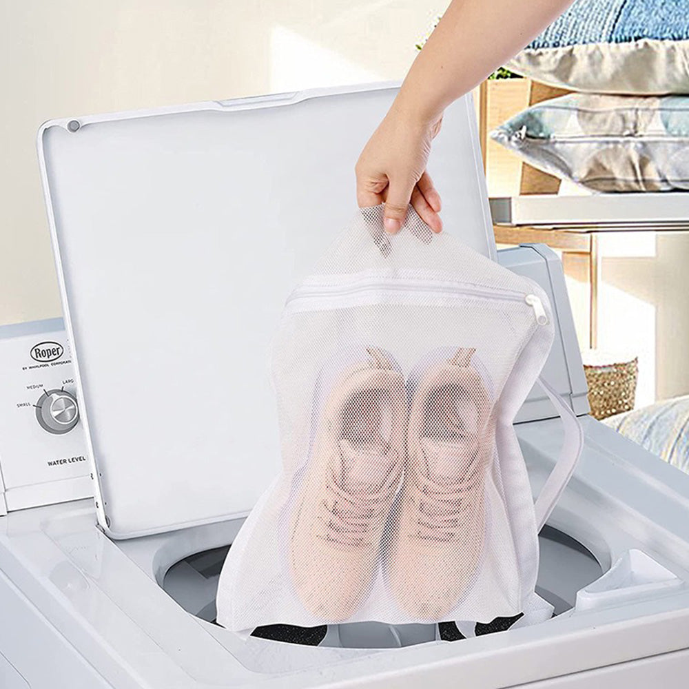 2PCS Shoe Laundry Bags for Washing Machine Mesh Wash Bags for Shoes Sneaker