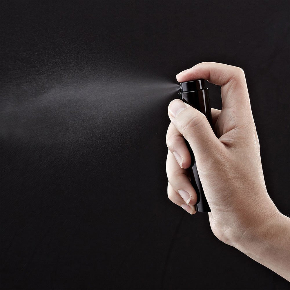 3Pcs 8ml Perfume or Cologne Travel Refillable Spray Bottle-Black