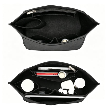 Felt Purse Organizer Insert -Black