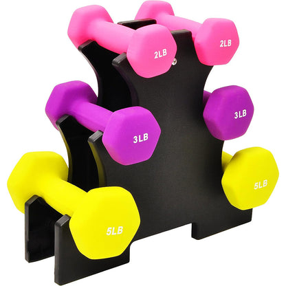 3-Tier Dumbbell Rack for Small Weights Home Gym Storage Organizer