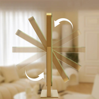 Vanity Mirror LED Lighted Makeup Mirror with 3-Color Lighting and Dimmable-Gold
