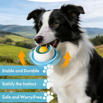 Dog Licking Bowl Slow Feeder Bowls for Yogurt Liquid Treat-Blue