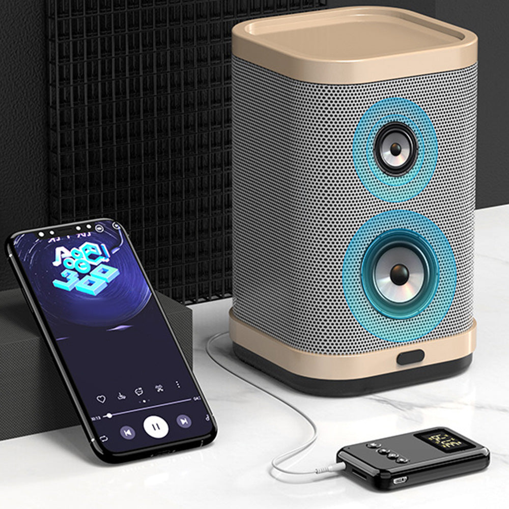 USB Bluetooth 5.0 Transmitter Receiver 4-in-1 Wireless Audio 3.5mm Aux Car Adapter