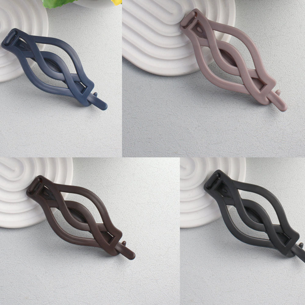 4Pcs Flat French Twist Hair Clips