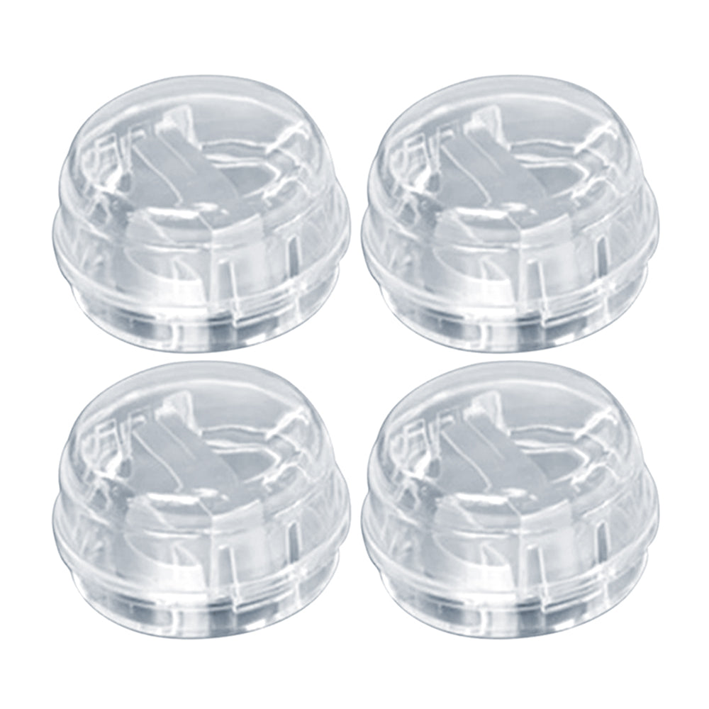 4Pcs Set Child Proof Clear View Stove Knob Covers