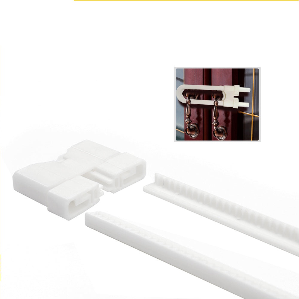 6Pcs Baby Proofing Locks U-Shaped Sliding Cabinet Locks Adjustable Childproof Latch