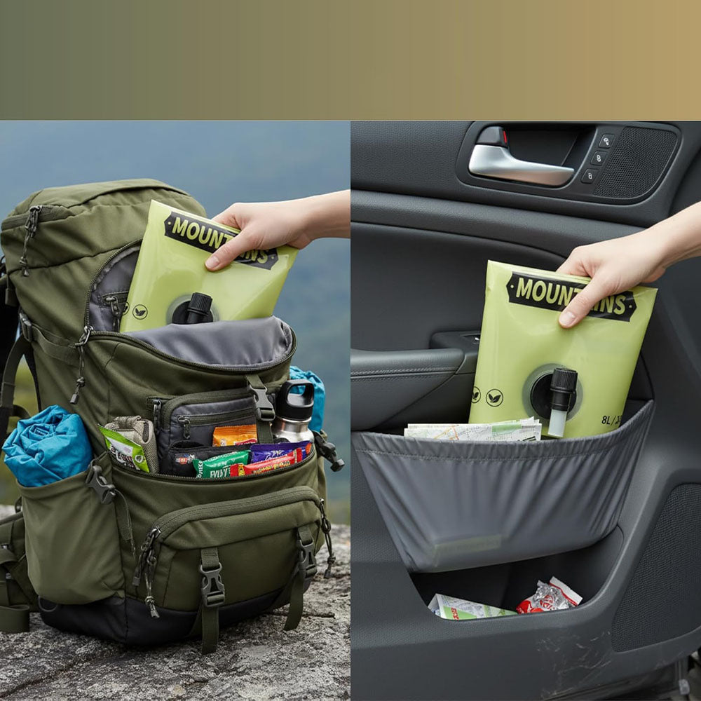 Camping Water Container 8L Collapsible Water Jug with Spout for Hiking Emergency