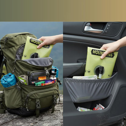 Camping Water Container 8L Collapsible Water Jug with Spout for Hiking Emergency