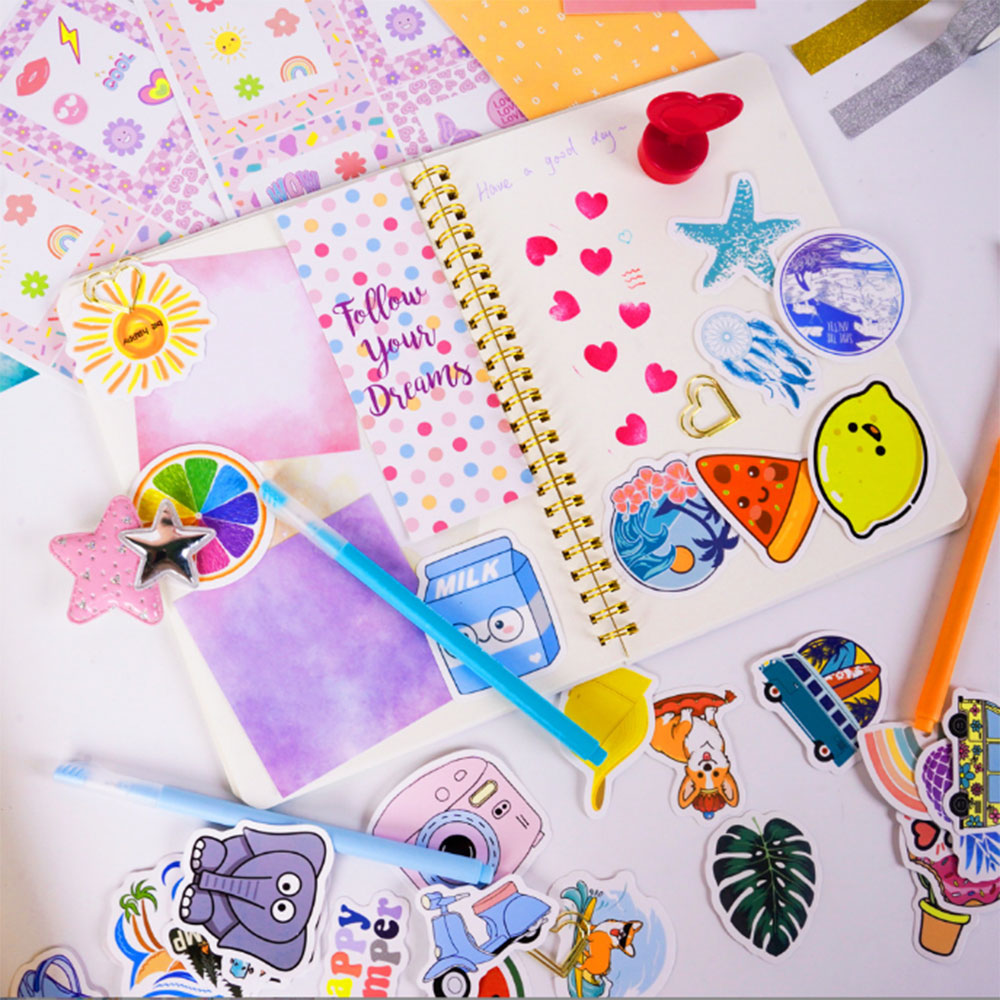 DIY Journal Kit for Girls Scrapbook Diary Supplies Art Crafts Set