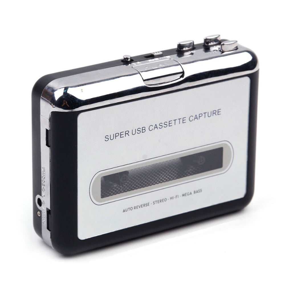 USB Cassette to MP3 Converter Player for PC Recording