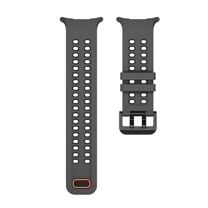 Silicone Watch Band for Samsung Galaxy Watch Ultra2 Ultra 2025 47mm - Black