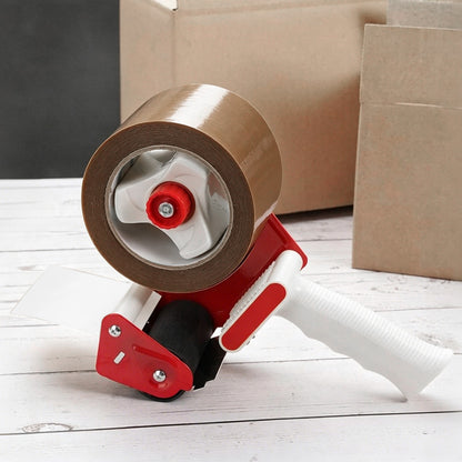 5cm Tape Dispenser with 2 Rolls Tape Hand held Carton Sealer for Packing Shipping