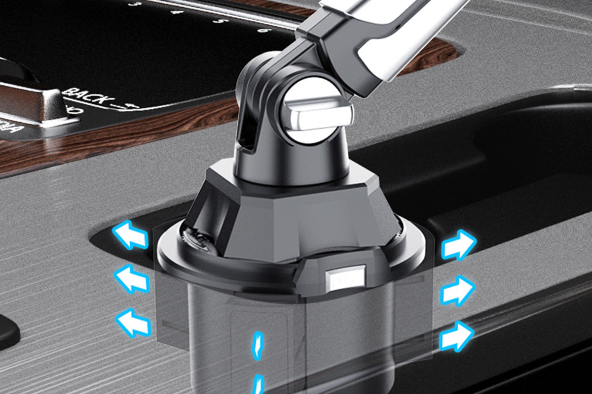 Adjustable Car Cup Holder Mount For Tablet And Phone In Vehicles