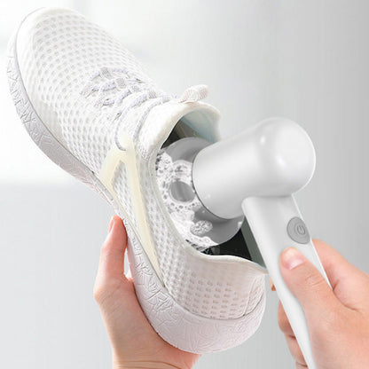 2-Speed Electric Spin Scrubber Cordless Power Cleaning Brush with 3 Brush Heads