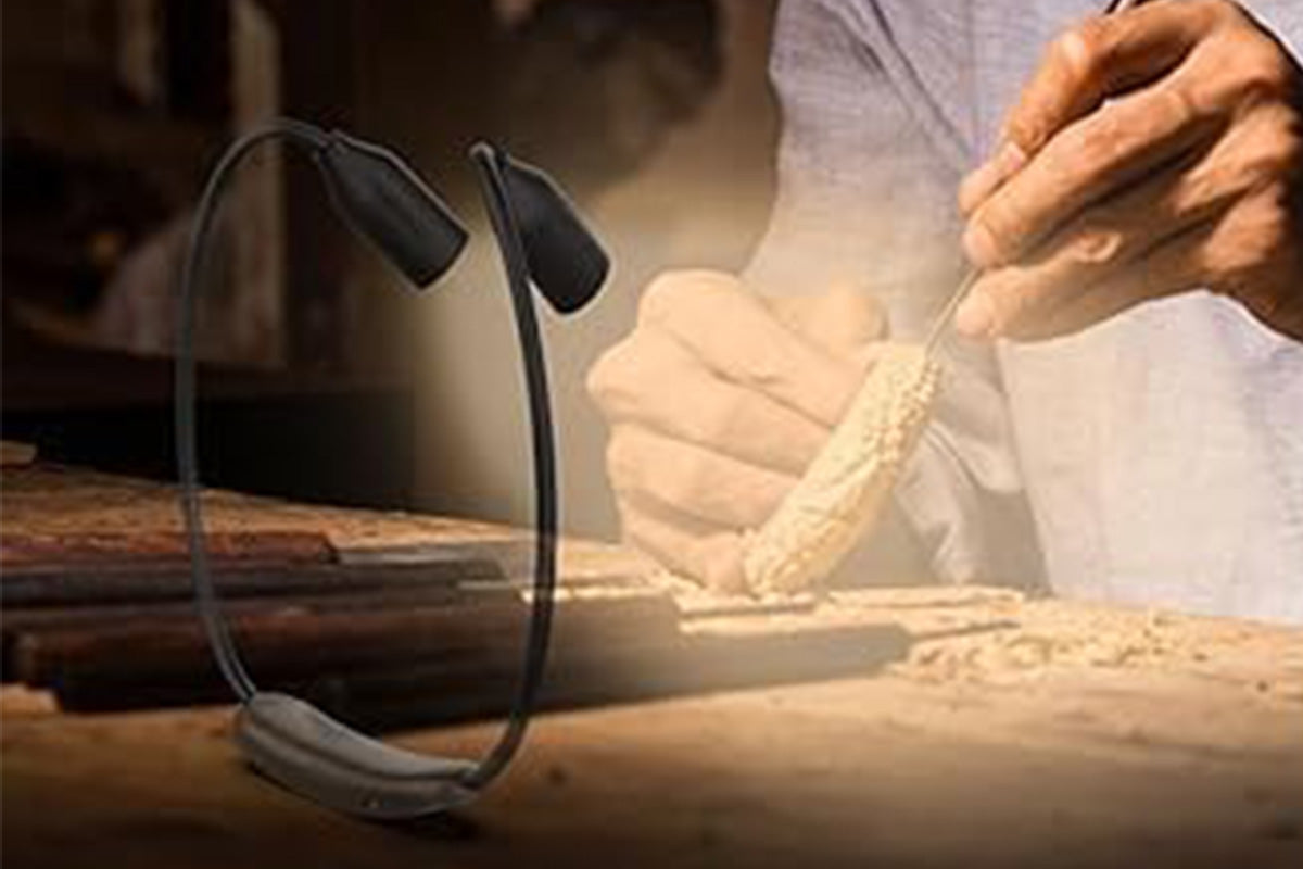 Double Head Flexible Neck Holding Light - Black