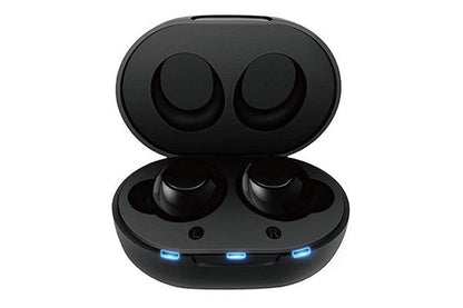 Hearing Aid Invisible Digital In-Ear Enhancer Sound Voice Amplifier Rechargeable-Black
