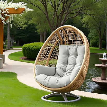 120x60cm Hanging Chair Cushion Pad-Light Grey