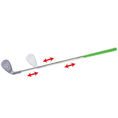 Kids Golf Toy Set Retractable Golf Clubs with Scorecard and Storage Bag Outdoor Yard Games