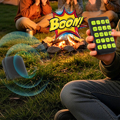 20 Sound Effect DIY Recording Prank Toy with Remote for Boys and Girls - Black