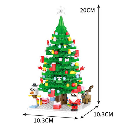 24 Dasys Advent Calendar Christmas Tree Building Blocks Countdown Calendar