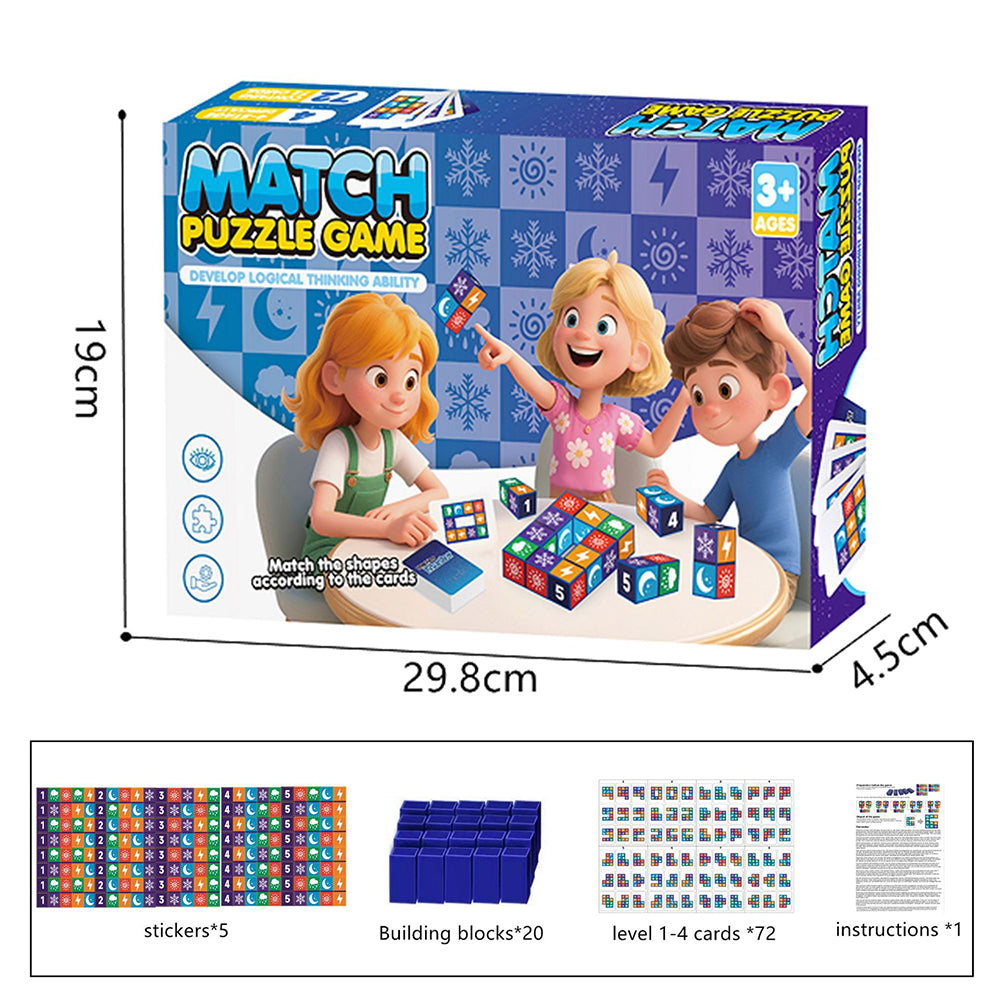 Pattern Matching Puzzle Games Logic Training Toys