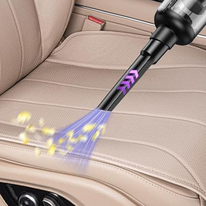 Car Vacuum 8000PA Portable Vacuum Cleaner and Air Duster with LED Light for Office