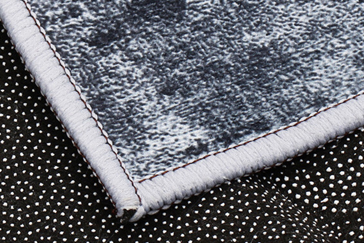 Large Floor Carpet Mat Outdoor Patio Flooring Over Grass Rug Anti-Slip for Bathroom -Curved Lines