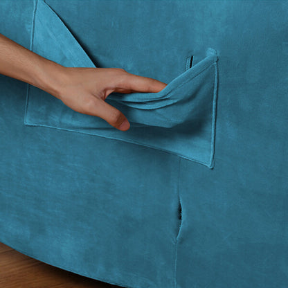 4Pcs Recliner Chair Cover Stretch Sofa Slipcover Separate Couch Covers-Blue