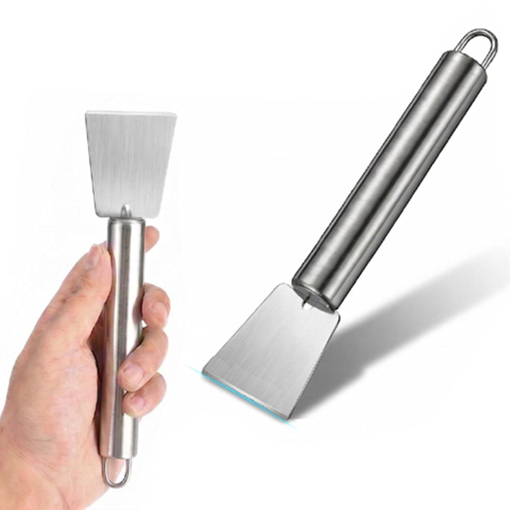 3 Piece Stainless Steel Ice Scraper Kit for Freezer Kitchen Grease