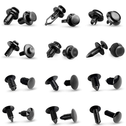 240PCS Car Bumper Retainer Clips And Fasteners Kit For Door Trim Panel Fender