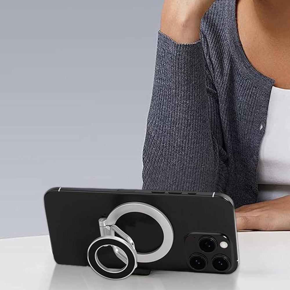 Removable Magnetic Ring Holder & Phone Grip for iPhone 12ââ‚?6 Series Black