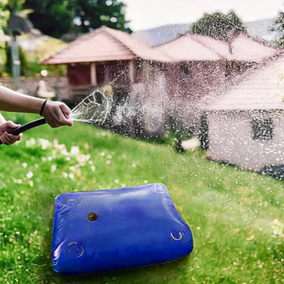 110 L Foldable PVC Water Storage Bag with Faucet and 4 Handles