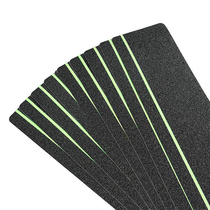 10 Pcs Peel & Stick Anti-Slip Stair Treads for Wooden Steps ââ‚?Outdoor Use