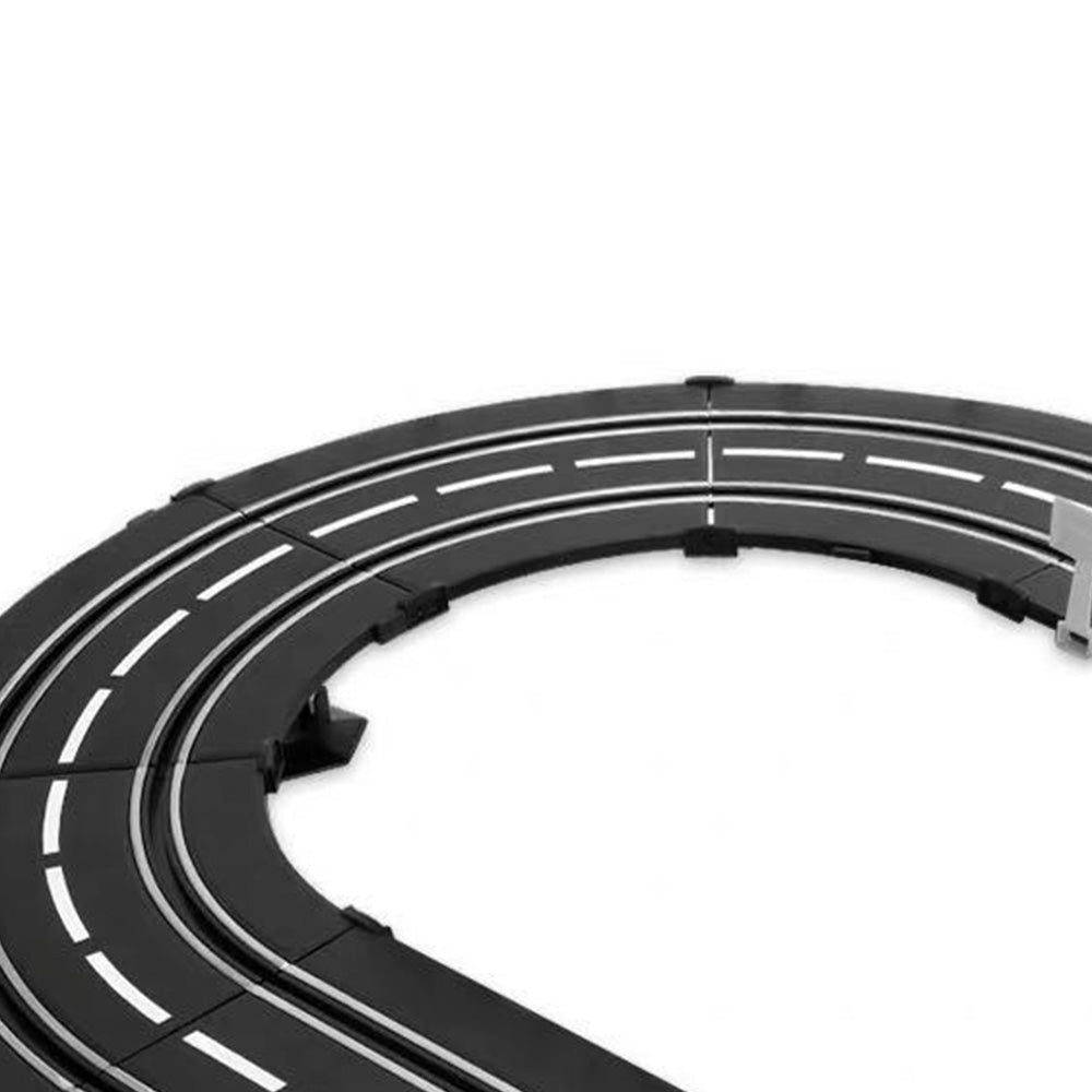 Electronic Slot Car Race Track Set with 2 High-Speed RC Cars Toy Gift for Kids