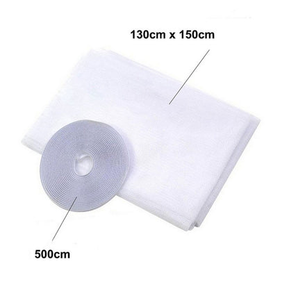 4X Self Adhesive Removable Window Mosquito Fly Screen Net