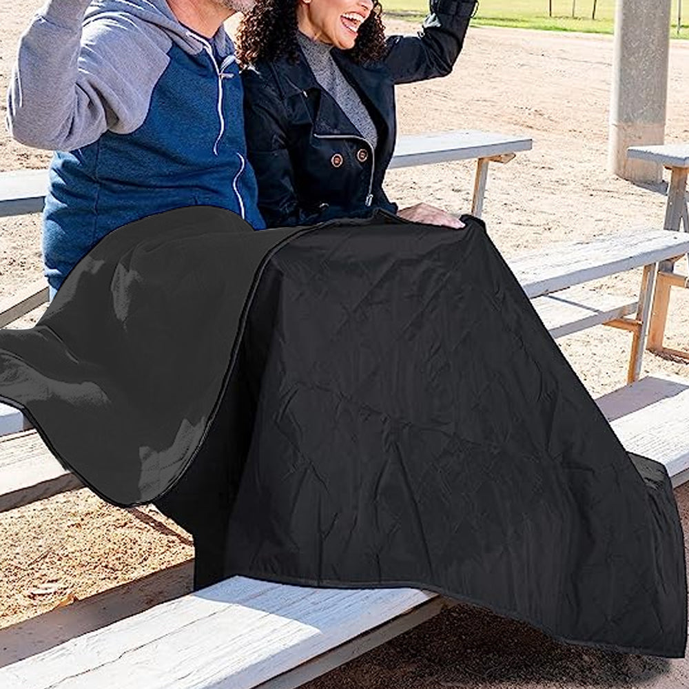 Portable Water-resistant Camping Blanket Picnic Mat for Camping Beach Travel Black