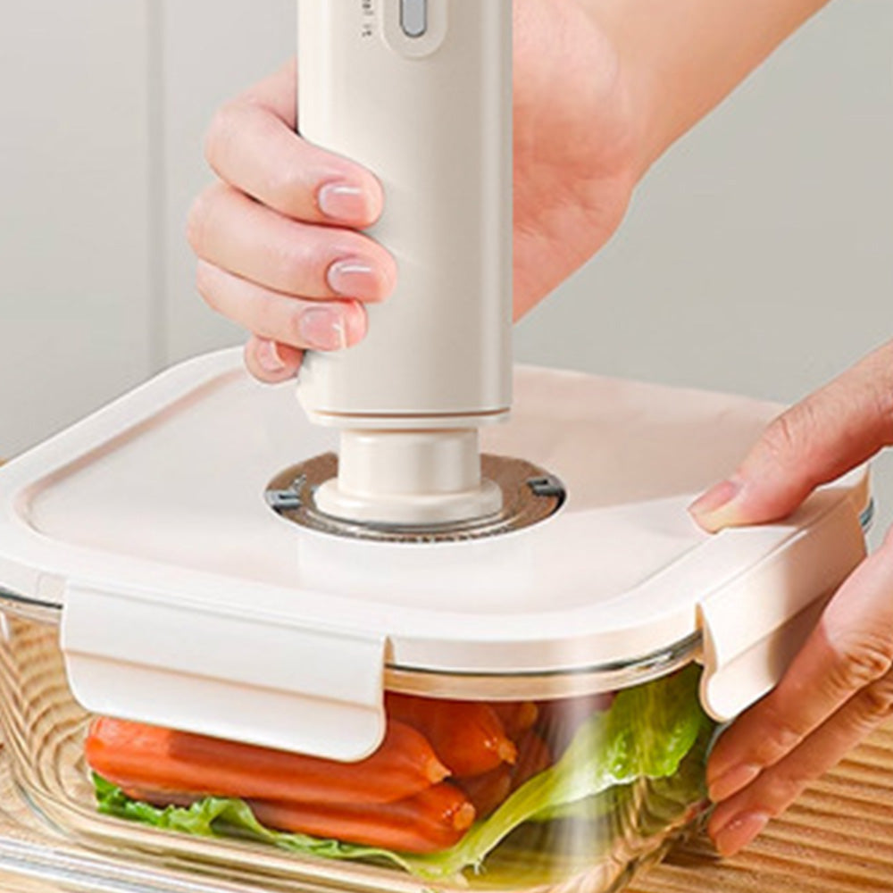 62kPa Strong Suction Wireless Portable Vacuum Sealer-White