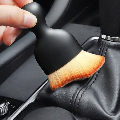 4Pcs Car Interior Cleaning Brushes Soft Bristle Brush Instrument Panel Crevice Dust Cleaning Tool