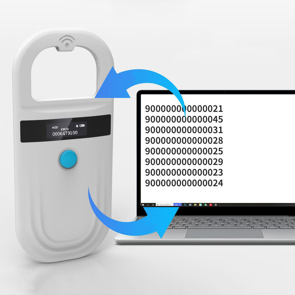 Pet Micro-chip Scanner with Display Portable Handheld Animal Chip Reader Pet Micro-chip Reader