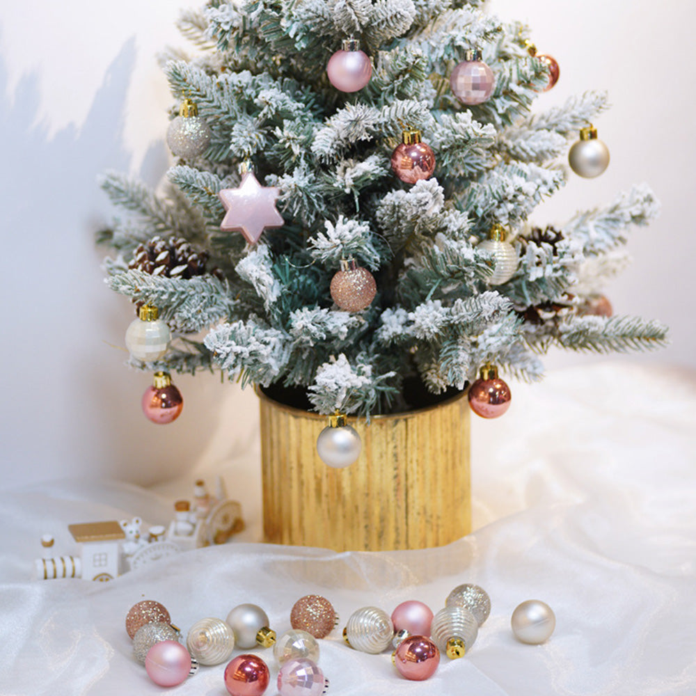 33Pcs Christmas Tree Baubles ¨C Decorations for Holiday Party and Wedding