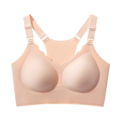 Seamless Bra for Women Adjustable Wirefree Bra-Nude