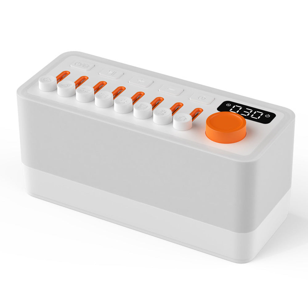 Bluetooth RGB White Noise Speaker DIY Sleep Sound Machine with 8 Nature Sounds and  Timer