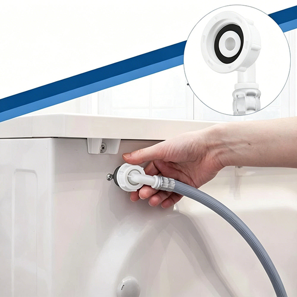 PVC Washer Hoses 3 Layer Burst Proof Washing Machine Inlet Hose 6 Split Thread