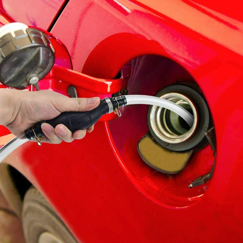 Manual Water Oil Transfer Hose Liquid Syphon Petrol Transfer Pump Hand Siphon Pipe Hose