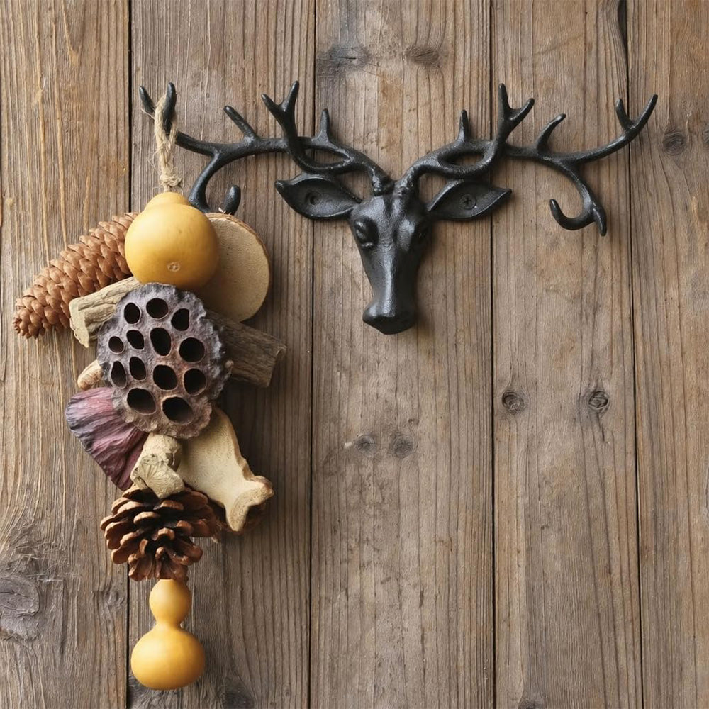 Cast Iron Animal Wall Hook for Coats Hats Keys