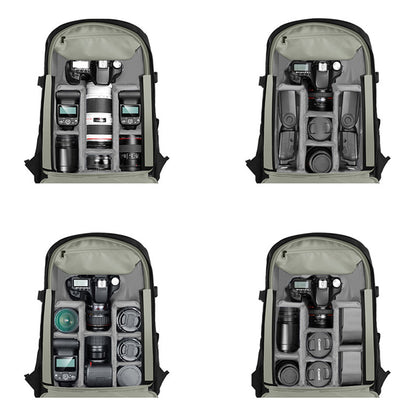 Camera Backpack Waterproof Large Capacity DSLR Bag for Travel Photography