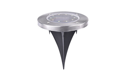 10-LED Solar Ground Lights-White color