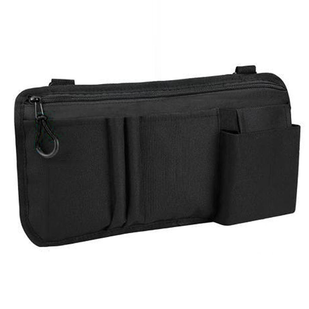 Wheelchair Side Bag with Cup Holder Armrest Pouch for Walker Rollator Electric Scooter