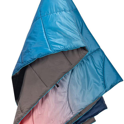 Camping Blanket Water-resistant Warm Quilt Puffy Blanket for Outdoor Traveling Picnic Hiking Beach