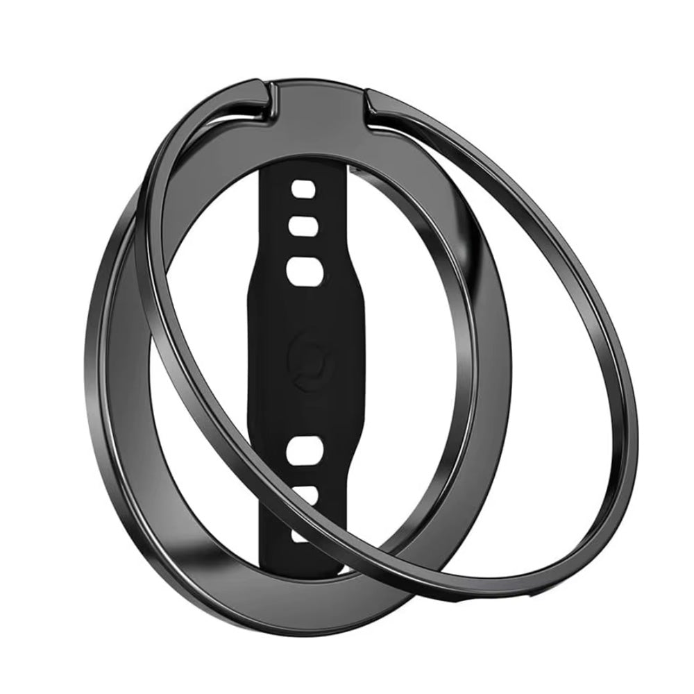Magnetic Phone Grip for Cell Phone Grip Stand Finger Ring Kickstand Black
